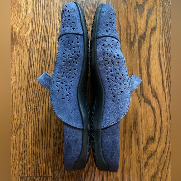 Vionic Lidia Suede Mules Size 9 Navy Blue Mary Jane Slip-On Women’s Shoes - Picture 5 of 8